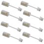 Telephone Cord Detangler, Uvital Anti-Tangle Telephone Handset Cable 360 Degree Rotating Landline Swivel Cord Untangler White (8 Pack)
