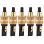 Gorgeri 5pcs Brake Light Switch, for BMW Ducat, Motorbike, ATV, Sport Dirt Pit, Electric Bike Interrupteur Moto, 6mm Copper Motorcycle Stoplight Tailight Front Rear Brake Clutch Switch Plug