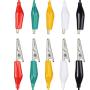 KAIWEETS 30PCS Alligator Clips with Wires Test Leads Set Soldered Current Probe Wires for Circuit Connection/Electrical Testing, Suitable for Experiments/Fluke/AstroAI/Etekcity/Crenova (30 PCS)