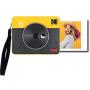 Kodak Mini Shot 3 Retro 2-in-1 Portable 3x3” Wireless Instant Camera & Photo Printer, Compatible with iOS, Android & Bluetooth, Real Photo HD 4Pass Technology & Laminated Finish – Yellow