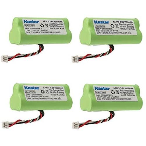 Kastar 4-Pack AAA 3.6V 1000mAh Ni-MH Rechargeable Battery Replacement for Zebra/Motorola Symbol 82-67705-01 Symbol LS-4278 LS4278-M BTRY-LS42RAAOE-01 DS-6878 Cordless Bluetooth Laser Barcode Scanner