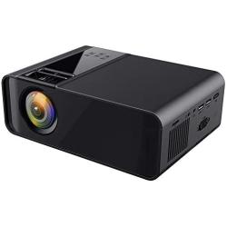 ASHATA Portable Projector, 1500 Lumens HD Video Projector 150 Home Cinema LCD Movie Projector with Remote Control Support 1080P HDMI VGA AV USB Ideal for Home Entertainment Party Games - Black (US)