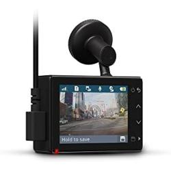 Garmin Dash Cam 55, 1440p 2.0'' LCD Screen, Extremely Small GPS-enabled Dash Camera with Voice Control, Loop Recording, G-Sensor and Driver Alerts, Includes Memory Card