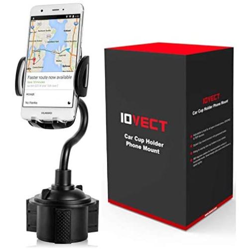 Cup Phone Holder for car Universal Adjustable Gooseneck Portable Cup Holder Car Mount for iPhone X / 8/8+ / 7/7 Plus / 6/6+, Samsung (Style2)