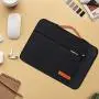 Lacdo 360° Protective 11 Inch Chromebook Case Handle Laptop Sleeve for 11.6 inch Samsung HP Stream / Acer Chromebook R 11 / ASUS C202 / MacBook Air 11.6 inch, Surface Pro X 7 6, C330 2-in-1 Bag, Black