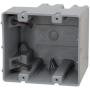 Madison Electric Products MSB2G Two Gang Device Box with Depth Adjustable, Heavy Duty 42lb