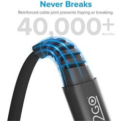 i2GO Lightning Flat Cable (4ft), iPhone Charger MFi Certified for iPhone 12/12 Pro/ 12 Pro Max/ 12 Mini/ 11 Pro Max/ 11 Pro/ 11/ X/ 8 Plus/ 8/7/ 7 Plus/iPad and More - Black