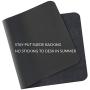 Bedsure Genuine Leather Desk Pad Protector, Mouse Pad, Office Desk Mat Blotter, Laptop Desk Pad, Waterproof Non Slip Desk Writing Pad for Office and Home (Black, 17x35 inches)