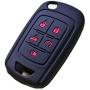 2Pcs Coolbestda Silicone 5buttons Flip Key Fob Cover Case Protector Remote Control Keyless Jacket Bag for Chevrolet Malibu Cruze Camaro Volt Equinox Spark Sonic Black Red