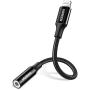 UGREEN Headphones Adapter for Apple MFi Certified iPhone Lightning to 3.5mm Jack Converter Compatible for iPhone 12 Pro SE 11 Pro Max X XR XS Max iPhone 7 7P 8 8P Black