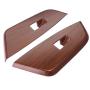 Peach Wood Grain Inner Power Window Switch Panel Covers for Honda CRV CR-V 2017-2018 (4-Pack)