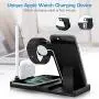 WAITIEE Updated Version,Wireless Charger 5 in 1,Qi Wireless Charging Station for iWatch 6/5/4/3/2/1& AirPods3/2/1 & Pencil & iPhone 12/11/11 Pro Max/XR/XS Max/Xs/X/8/8P Black(No iWatch Charging Cable) WAITIEE Updated Version,Wireless Charger 5 in 1,Qi Wireless Charging Station for iWatch 6/5/4/3/2/1& AirPods3/2/1 & Pencil & iPhone 12/11/11 Pro Max/XR/XS Max/Xs/X/8/8P Black(No iWatch Charging Cable)