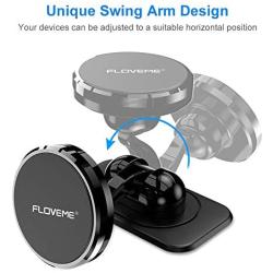 Magnetic Phone Car Mount - FLOVEME 360° Rotate Magnetic Cell Phone Holder for Car Dashboard Hands Free Phone Magnet Car Mount for iPhone 12 11 Pro Xs Max X XR 8 7 6 Samsung Note 20 S21 S11 S10 S9 Plus