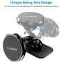 Magnetic Phone Car Mount - FLOVEME 360° Rotate Magnetic Cell Phone Holder for Car Dashboard Hands Free Phone Magnet Car Mount for iPhone 12 11 Pro Xs Max X XR 8 7 6 Samsung Note 20 S21 S11 S10 S9 Plus