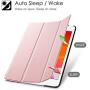 Fintie Case for New iPad 8th Gen (2020) / 7th Generation (2019) 10.2 Inch - Lightweight Slim Shell Standing Hard Back Cover with Auto Wake/Sleep Feature, Rose Gold