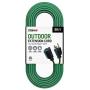 Otimo 50 Ft 16/3 Outdoor Light Duty Extension Cord - 3 Prong Extension Cord, Green