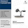 UPNEXT 3 in 1 Wireless Charging Station Compatible with MagSafe | iPhone 12 Wireless Charger Stand Dock | Fast Charging 15W | Apple Watch, iWatch, Airpods | Intelligent LED Charging Light
