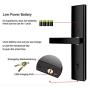 Magic ZC Smart Door Lock with|Handleset|Keypad|Bluetooth|Fingerprint|RFID Card|Touchscreem|Keyless Entry Electronic Deadbolt(Kirsite) Compatible with Google Alexa Make Your Life Easier&Safer