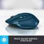 Logitech MX Master 2S Wireless Mouse – Use on Any Surface, Hyper-fast Scrolling, Ergonomic Shape, Rechargeable, Control up to 3 Apple Mac and Windows Computers (Bluetooth or USB), Midnight Teal