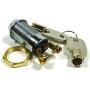 Philmore 5/8'' On/Off Key Switch Lock SPST Key Removable On Or Off With 2 Keys and Nut; 30-10078
