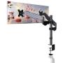 Suptek Dual Monitor Mount Stand-Height Adjustable Gas Spring Monitor Arm Desk Mount for 2 Computer Screens 17 to 27 inches - Each Arm Holds up to 13.2lbs(MD8422)