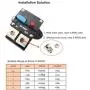 OUHL 150A 200A Circuit Breaker Manual Reset, 0-8 Gauge Trolling Motor Auto Car Stereo Audio Inline Fuse Block Holders Inverter for Automotive Rv Marine Boat (150A)
