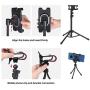 T-SIGN IPad Tripod Stand Reinforced Floor Tablet Mount, Foldable Adjustable Height for iPad Mini, iPad Air, and More 7 to 13 Inch Ipads, Phone Holder, Carrying Case, Bluetooth Remote Control