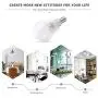 6 watt(60w Equivalent) Hansang LED Bulbs Light E12 Screw Base Candelabra Round Bulb 600 Lumen,High CRI,Daylight 5000K,G14 Decorative Bulb Non dimmable for Ceiling Fan 120V Pack of 6 (Daylight 5000K)