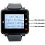 Retekess T128 Restaurant Pager System,Smart Call Button,Max 500,Wrist Pager,5 4-Key Help Alert Waterproof Call Buttons for Waiter,Customer,Caregiver