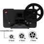 Magnasonic Super 8/8mm Film Scanner, Converts Film into Digital Video, Vibrant 2.3'' Screen, Digitize and View 3'', 5'' and 7'' Super 8/8mm Movie Reels (FS81)