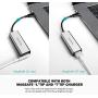 ELECJET AnyWatt USB C Adapter Compatible with MacBook MagSafe Charger, Type-C to MagSafe Converter for Thunderbolt Cinema Display Charging M1 MacBook Pro Air (Grey)