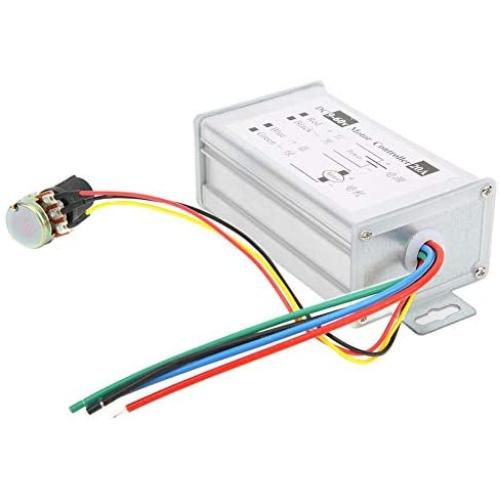 PWM DC Motor Speed Controller, Electronic Load Durable Potentiometer Control Motor Governor, Brush Motor Driver Controls Module for DC9-60V Linear Under Load Electronic Component 20A