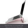 SKYZONAL Laptop Stand Aluminum Ventilated Stand Ergonomic Riser (Silver)