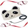 CozyPhones Kids Headphones for Girls Volume Limited with Thin Speakers & Super Soft Stretchy Headband - Perfect Toddlers & Children’s Earphones for Home, School & Travel - Ivory Panda