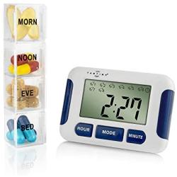 TabTime Timer, Electronic Pill Reminder with 8 Alarms per Day, Essential for Parkinsons Patients