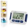 TabTime Timer, Electronic Pill Reminder with 8 Alarms per Day, Essential for Parkinsons Patients