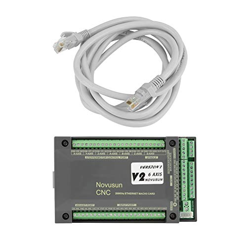 MACH3 Motion Control Card NVEM CNC Controller 6 Axis MACH3 Ethernet Interface Motion Control Card Board for CNC Engraving