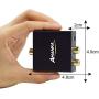 Audio Converter, AMANKA Digital to Analog Audio Decoder with Digital Optical Toslink and Coaxial Inputs to Analog RCA and AUX 3.5mm (Headphone) Outputs Fiber Cable Included