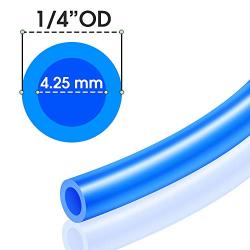 Tailonz Pneumatic Air Line 1/4 inch od Blue Pneumatic Nylon Tube 32.8ft Air Brake Tubing Nylon Hose