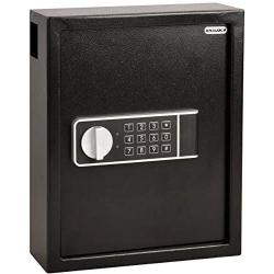 ANSLOCK 48 Hooks Key Cabinet with Digital Lock,Wall Mounted Key Lock Box Ideal for Homes Hotels Schools & Businesses