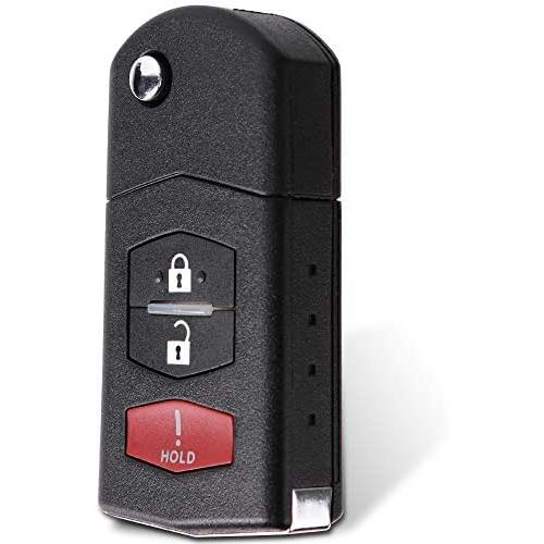 Keyless Entry Remote Car Key Fob Fit for Mazda 2 2011-2015/ Mazda 5 2006-2015/ CX-7 2007-2012/ CX-9 2007-2015 (BGBX1T478SKE125-01) (3-BTN)