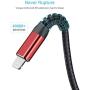(2pack) iPhone Charger 3ft for Apple MFi Certified, Lightning Cable 3 feet Charging Cables, Fast iPhone USB Cord for iPhone 11/11Pro/11Max/ X/XS/XR/XS Max/8/7/6/5S/SE/iPad Mini Air (Red)
