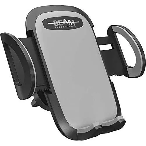 Beam Electronics Car Phone Mount Holder Universal Phone Car Air Vent Mount Holder Cradle Compatible for iPhone 12 11 Pro Max XS XS XR X 8+ 7+ SE 6s 6+ 5s 4 Samsung Galaxy S4-S10 LG Nexus Nokia