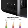 Battery Operated Pencil Sharpener, Heavy Duty Automatic Pencil Sharpener for Colored Pencils(6-8mm), Fast Sharpen, 3 Settings, for Kids, Office, School, Artist, Students