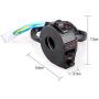 Keenso 2PCS Universal 7/8'' Motorcycle Handlebar Left and Right Side Headlight Hazard Width Lamp Horn Turn Signal Light High/Low Beam Switch