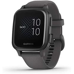 Garmin Venu Sq Music, GPS Smartwatch with Bright Touchscreen Display, Features Music and Up to 6 Days of Battery Life, Slate