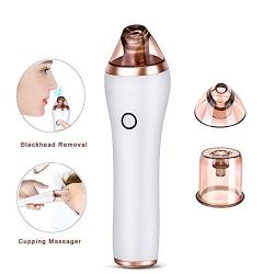 Blackhead Remover Pore Vacuum with 4 Suction Blackhead Extractor Tool Cleaner Blackhead Sucker for Women and Men