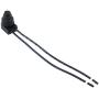 Core Tools CT127-LS-B Black Push Button Waterproof Switch, Pack of 5