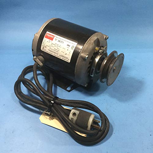 Dayton 3K771 Belt Drive Motor, Split-Phase, 1725 Nameplate RPM, 115V, Frame 48, 1/4 hp