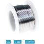 Great Quality Rosin Core Tin Lead Solder Wire - Sn63 Pb37, Diameter 0.031inches 0.8mm, Net 1.8oz 50g, Wire Solder For Electrical Soldering